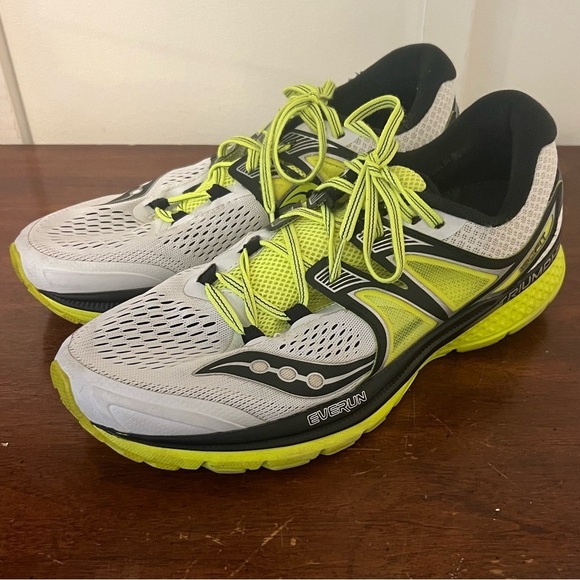 Saucony Other - Saucony Triumph ISO 3 Men's US Size 10.5 White/Black/Green excellent condition